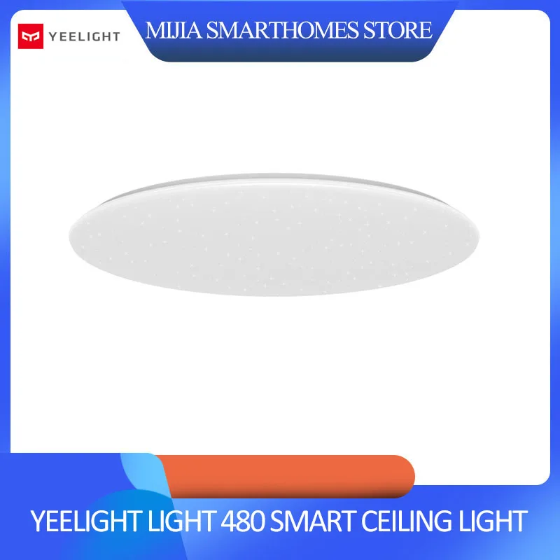 Xiaomi потолочный светильник Yeelight светильник 480 Smart APP/WiFi/Bluetooth светодиодный потолочный светильник 200-240 в пульт дистанционного управления Google Home