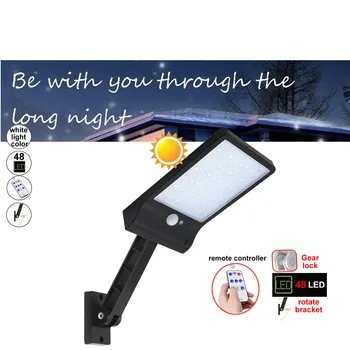 

48 LED Solar light Bulb Outdoor Garden lamp Decoration PIR Motion Sensor Night Security Wall Waterproof sp Lamps fo