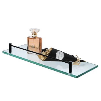 

Alise Bathroom Shelf,SUS 304 Stainless Steel Storage Rack Glass Shelves for Bathroom Toilet Dressing Table Kitchen Bedroom Pool