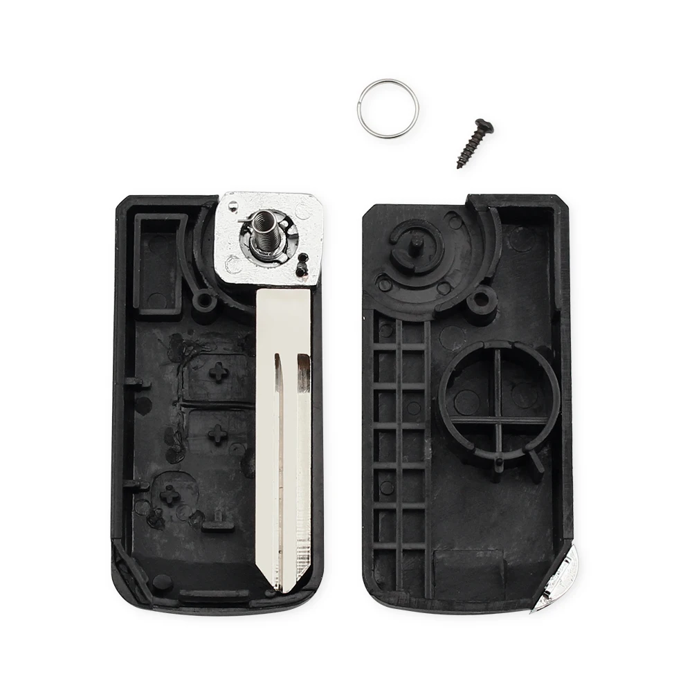 KEYYOU модифицированный Флип складной дистанционный Автомобильный ключ чехол для Nissan Qashqai Micra Navara 350Z Pathfinder Sunny 2/3 кнопочный ключ