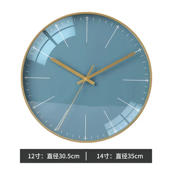 

Simple Mute Wall Clock Modern Living Room Home Nordic Creativity Fashion Clocks Reloj Pared Vintage Individual Hall Watch AA60WC
