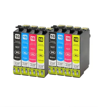 

8PCS 16XL T1631 1632 cartucho de tinta fuerza WF-2010W WF-2510WF WF-2520NF WF-2530DW WF-2540WF WF-2750DWF 2760DWF