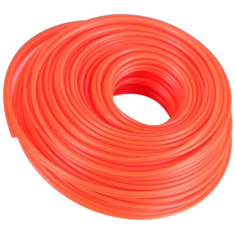 

Professional Fine Quality Mowing Nylon Trimmer Rope Brush Cutter Strimmer Line Mowing Wire Lawn Mower Accessory Square 80M