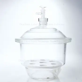 

180mm,Glass vacuum desiccator jar,7",Lab dessicator dryer,Lid with Valve