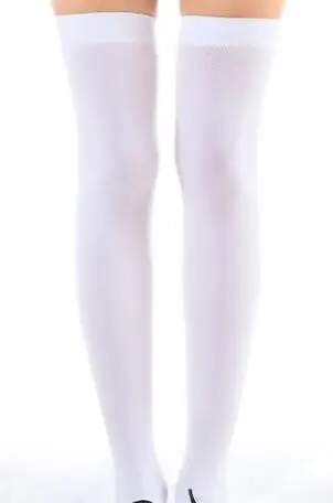 35-80 см, модные сексуальные гольфы для женщин, кавайные полосатые гольфы, женские Компрессионные гольфы для девочек, женские гольфы - Цвет: white