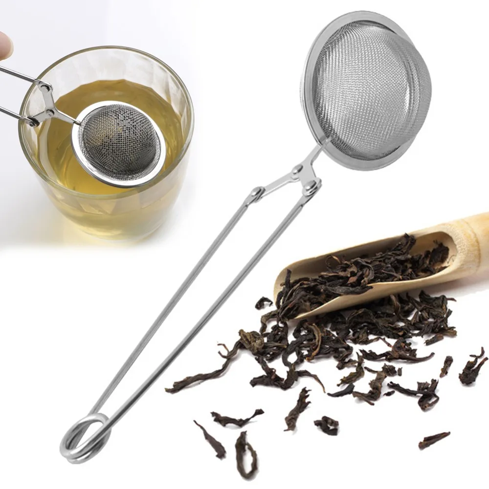 

2 Style Stainless Steel Teapot Tea Strainer Ball Shape Mesh Tea Infuser Filter Reusable Metal Tea Bag Spice Tea Tool Accessories