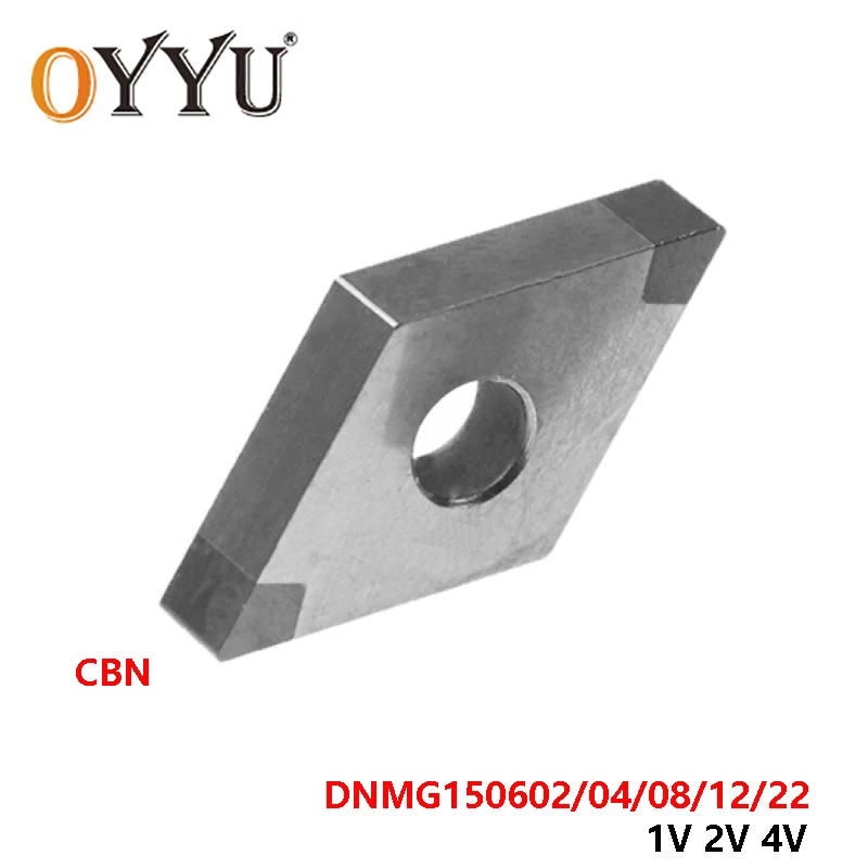 OYYU 1pcs CBN DNMG150602 DNMG150604 DNMG150608 DNMG150612 DNMG150622 Lathe Cutter DNMG High Hardness Boron Nitride Turning Tool