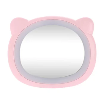 

USB Charging LED Mini Portable Makeup Mirror Small Round Mirror Lighting Small Mirror Portable Makeup Mirror Mini Fill Light