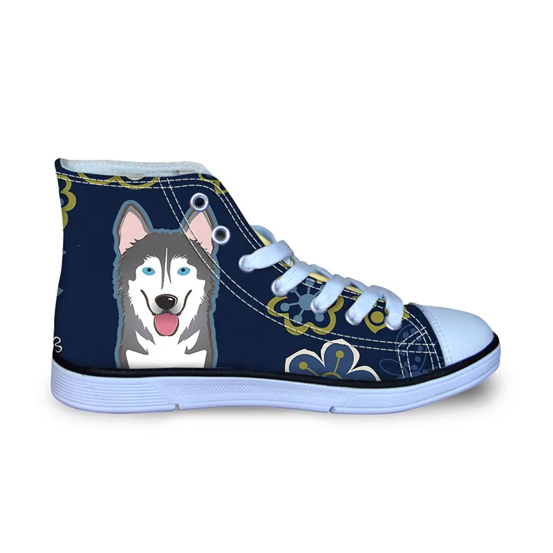 

Children's Shoes with Floral Dog Pattern Sneakers for Boys Girls Casual Flats Kids Breathable Lace-up Shoes Hot Sale 2019 New