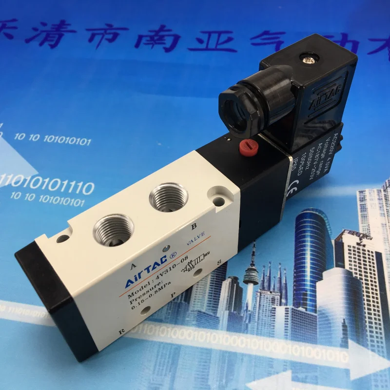 4V310-08 4V310-10 DC24V AC220V пневматические инструменты качественные пневматические компоненты электромагнитный клапан Airtac 4V Серия
