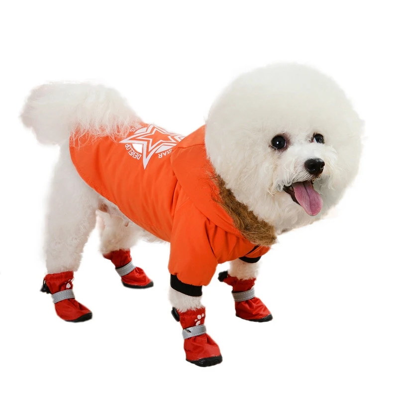 Dog Winter Jumpsuit for Dogs Warm Clothes Coat Pet Down Jacket Puppy Clothing Hoodies For Small Medium Dogs Winter Outfits