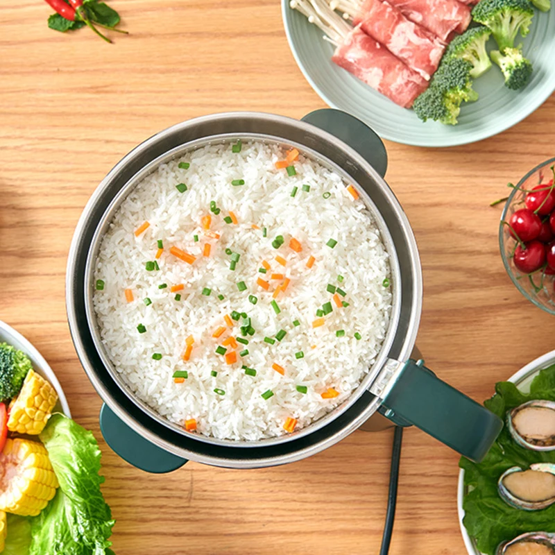 Lifting electric hot pot multi-purpose cooking pot health rice cooker rice soup separation automatic cooking all-in-one 3L