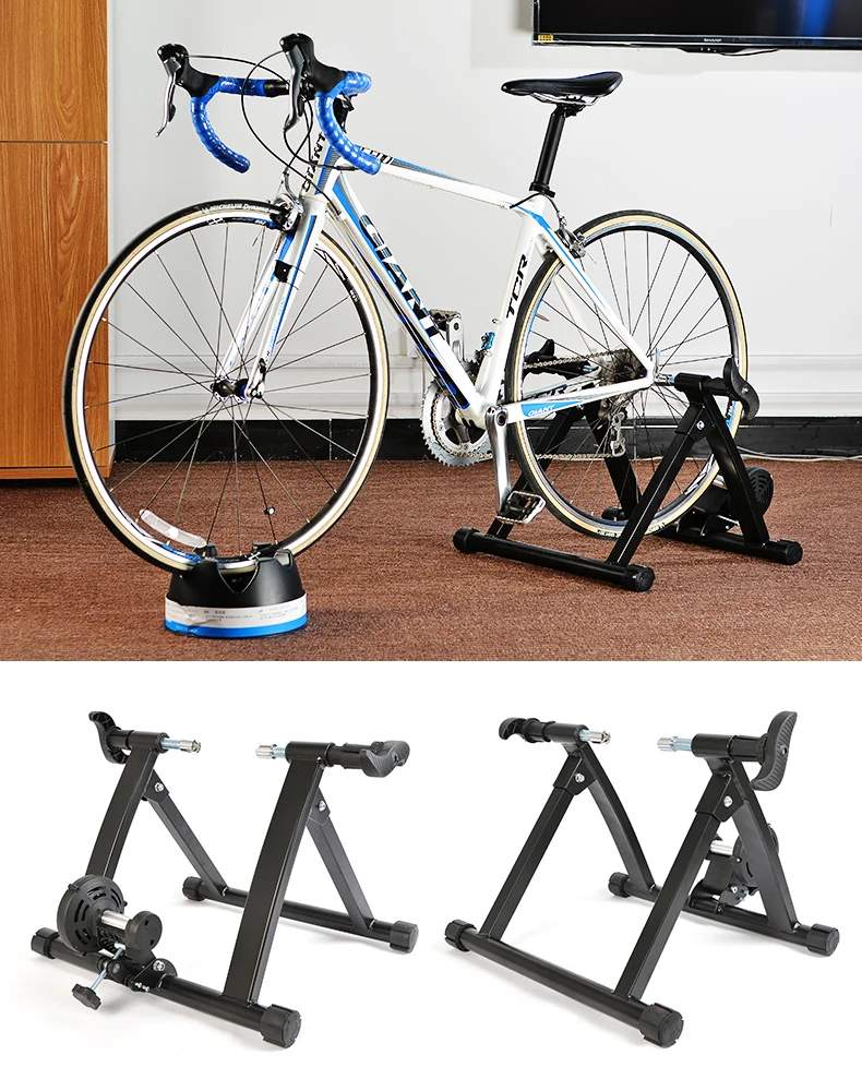 ROCKBROS Bike Trainer MTB Road Bike Training Exercise Bike For Home Magnetic Resistance Indoor Fitness Training Platform