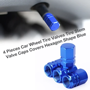 

4PCS Car Air Cove Levert Car Tire Valve -in Aluminum Theftproof Wheel Tires Valves Tyre