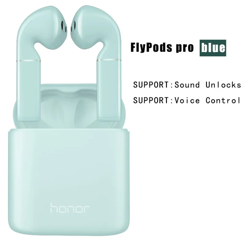 FlyPodsPro blue Bluetooth гарнитура HUAWEI honor FlyPods Pro honor FlyPods, водонепроницаемые беспроводные наушники с микрофоном, двойной кран - Цвет: FlyPodsPro blue