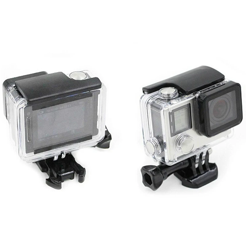 Для Go Pro Hero 4 3 аксессуары водонепроницаемый защитный чехол защитный аксессуар для подводного плаванья чехол Корпус камеры аксессуары VP605