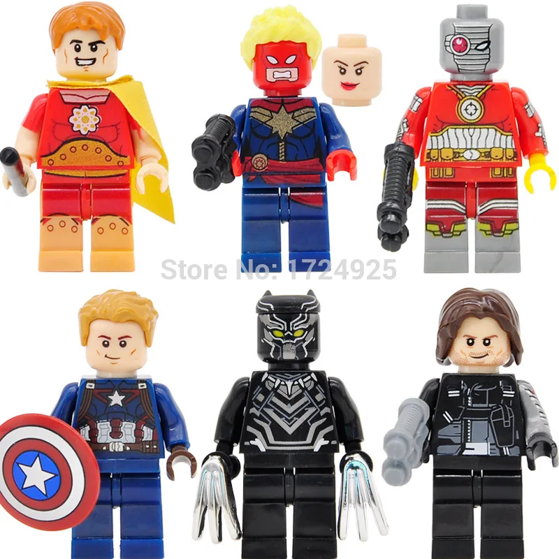 50 шт. фигурка супергероя Killer Croc Hyperion Дэдпул Gambit Deadshot Iceman строительные блоки кирпичи игрушки