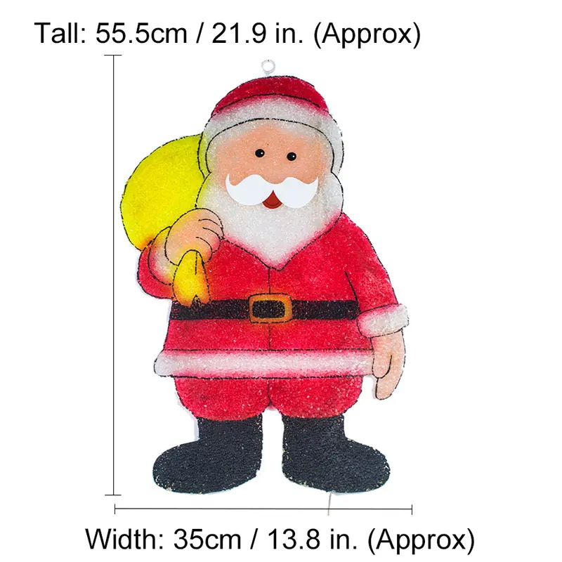 Toprex 2D Рождество Санта Клаус navidad наружные светодиодные украшения Рождественские