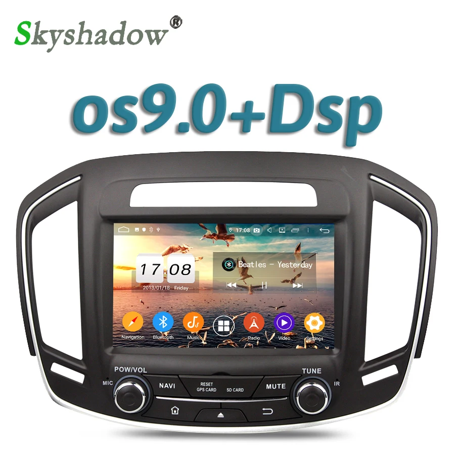 TDA7851 Android 9,0 4G+ 32G+ 8CoreCar dvd-плеер gps карта RDS радио wifi Bluetooth 4,2 для Buick Regal Opel INSIGINA