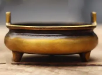 

Chinese Temple Buddhism Ming Dynasty Bronze Copper Incense Burner Censer Decoration bruleur bougie Metal Handicraft EA6XXL