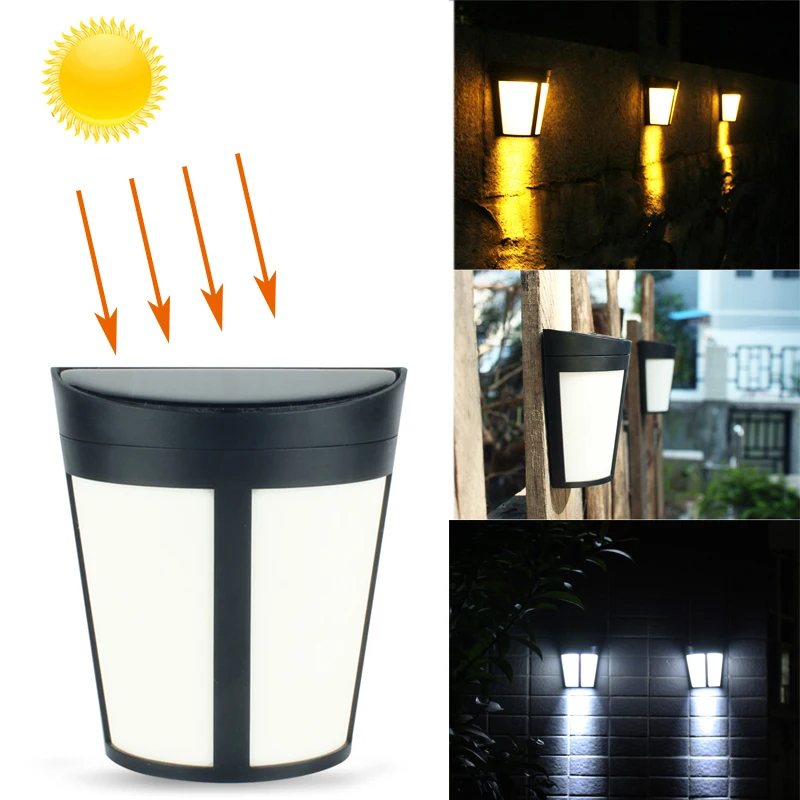 LED Solar Light 6 LEDs Solar Power Light Sensor Wall Light Auto ON/OFF Outdoor Waterproof Garden Light Street Yard Security Lamp