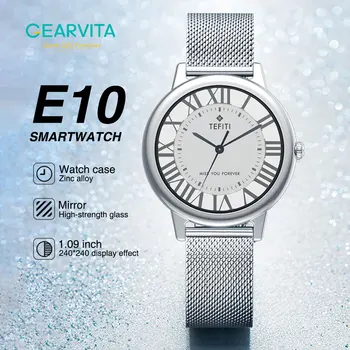 

Gearvita E10 Smart Watch GPS Heart Rate Monitor Blood Pressure Oxygen Bluetooth IP68 Waterproof Women Smartwatch Lovers DIY Face