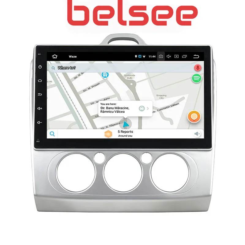 Belsee 10," Octa Core оперативная память 4 ГБ Android 9,0 автомобиль радио мультимедиа для Ford focus 2 MK2 2004 2006 2009 2010 2011 головное устройство gps