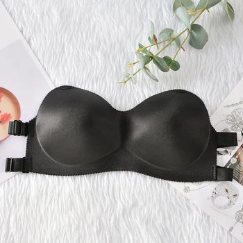 

Dihope Sexy Bra Women Lingerie Seamless Invisible Bras Half Cup Bra Brassiere Strapless Push Up Bras Female Wire Free Underwears
