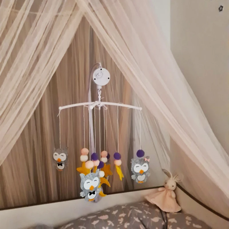 Mobile Musical Pour Bébé 0-12 Mois - Mini Tudou - Cadeau éducatif Et Doux Pour Nouveau-né