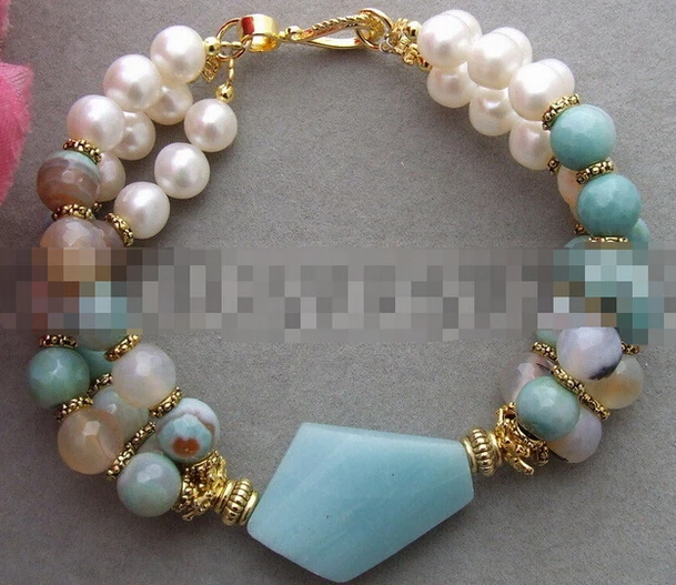 LL &lt3 Strds Pearland синий ювелирный браслет | Украшения и аксессуары