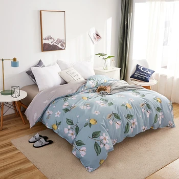 

100% Cotton Multicolor Printing White Duvet Covers High Quality Winter Summer Duvet Queen King Size