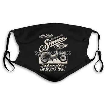 

Simson Schwalbe Die Legende Kult S50 S51 DDR Trabant OSTKULT Weltkulture Men Great Men's Women's Mouth Mask Filter