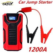 Gkfly Auto Jump Starter Starten Apparaat Batterij Power Bank 1200A 12V Emergency Benzine Diesel Auto Oplader Voor Auto Batterij booster