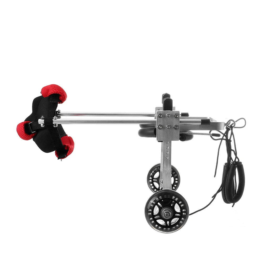 

Aluminium Alloy Heath Care Adjustable Hind Leg Assisted Walking Disabled Dog Pet Wheelchair Tool Handicapped Small Home Cat