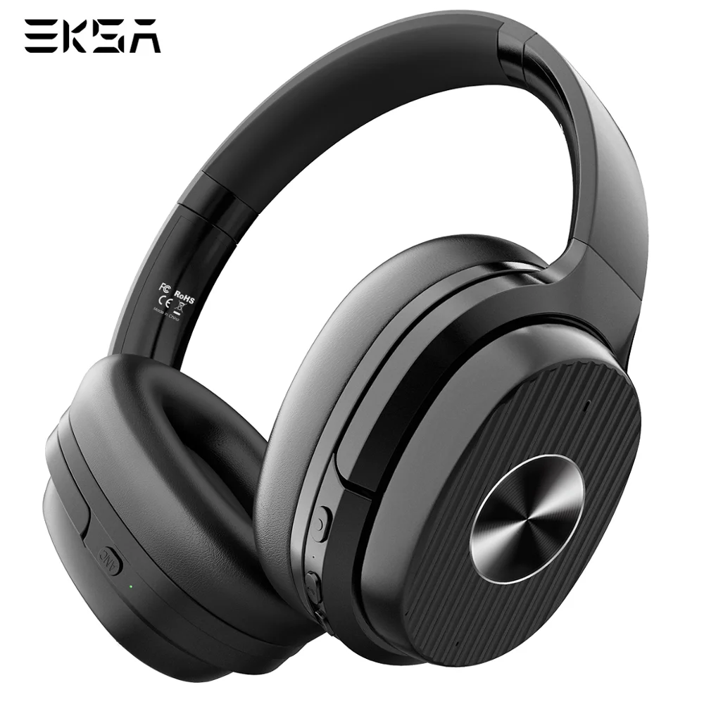 E5 EKSA E5 920 мАч Bluetooth 5,0 наушники с активным шумоподавлением Наушники Беспроводная гарнитура с микрофоном для телефонов складные Накладные наушники - Цвет: E5
