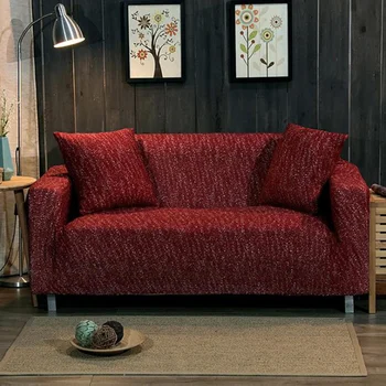 

Knitted Fabric Stretch Sofa Cover Modern Simple Solid Color Living Room Sofa Protective Cover Universal All-inclusive Sofa Towel
