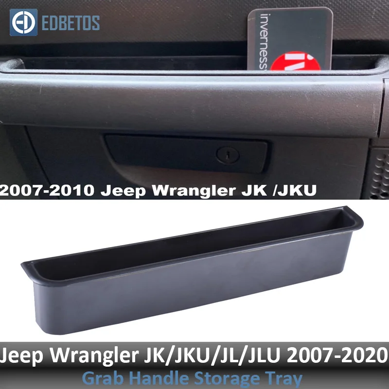 Поручень для хранения для 2007- Jeep Wranger JK JKU JL Jeep Gladiator JT Truck передний Органайзер Grabtray