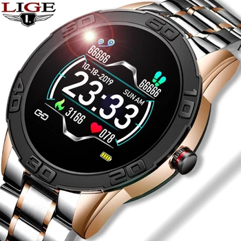 

New Smart watch Men and Women Sports watch LED screen waterproof Fitness tracker Suitable for Android ios pedometer Smart watch
