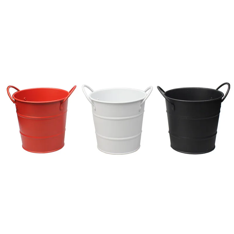 Ice Bucket French Fries Small Bucket Coffee Shop Bar Party Creative Mini Ice Fries Barrel Iron