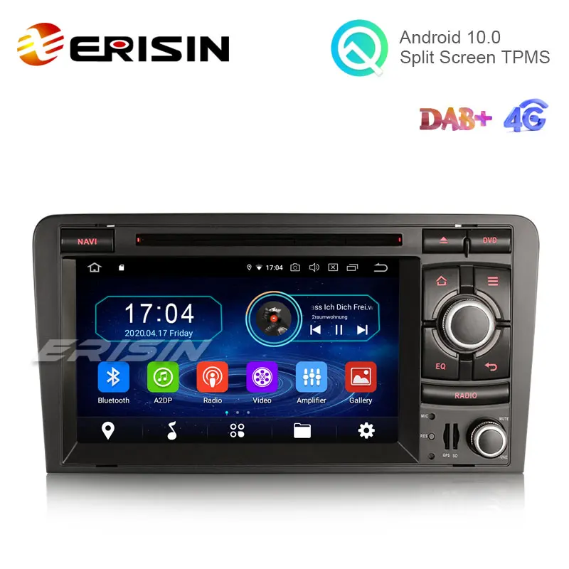Erisin ES6973A 7 &quot8-Core Android 10 0 автомобильный DVD для Audi A3 S3 RS3 стерео GPS 64G Wi-Fi BT Nav |