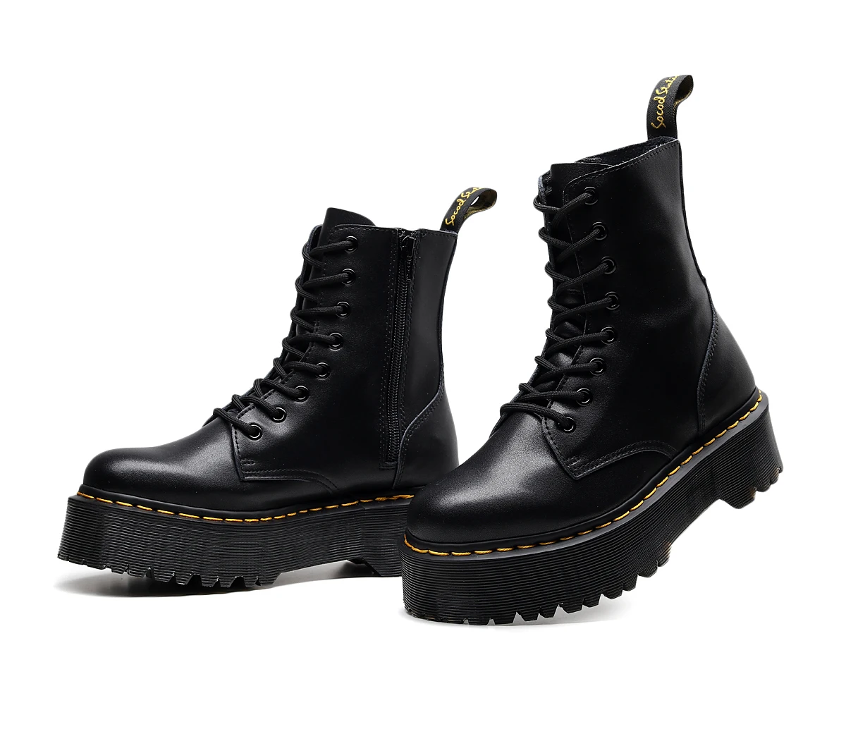 

High Heels Boots Woman Shoes Women Boots Martin Leather Winter Boot Hidden Wedge Heel Ankle Boots Elevator Shoes
