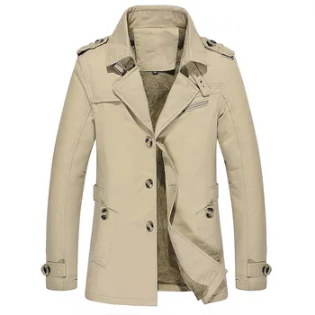 

New Arrival Winter Jacket Men Thick Warm Wool Liner Winter Coat Men Casual Windbreaker Outerwear Plus Size 5XL Mens Clothing