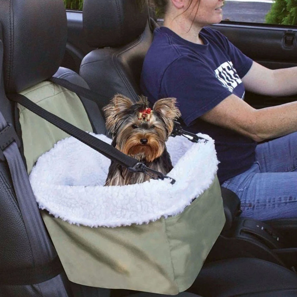 

Pet Dog Car Seat Basket Safety Travelling Hanging Hammock Bag Puppy Dogs Cat Carrier Front Car Seat Pad Cover Basket Protector