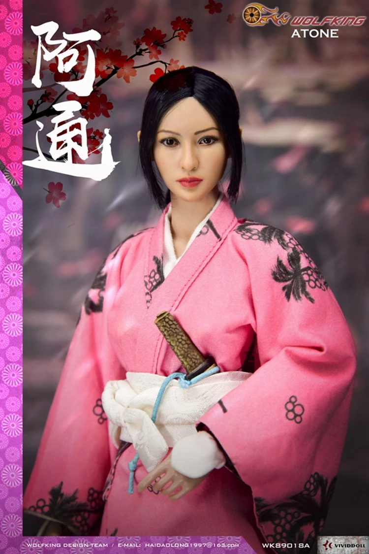 WOLFKING 1/6 WK89018A Япония Женщины Atung фигурка Модель Коллекция 12 дюймов фигурка куклы