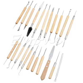 

Drop Ship DIY 22Pcs Pottery Clay Sculpture Carving Modelling Ceramic Hobby Tools Art Craft