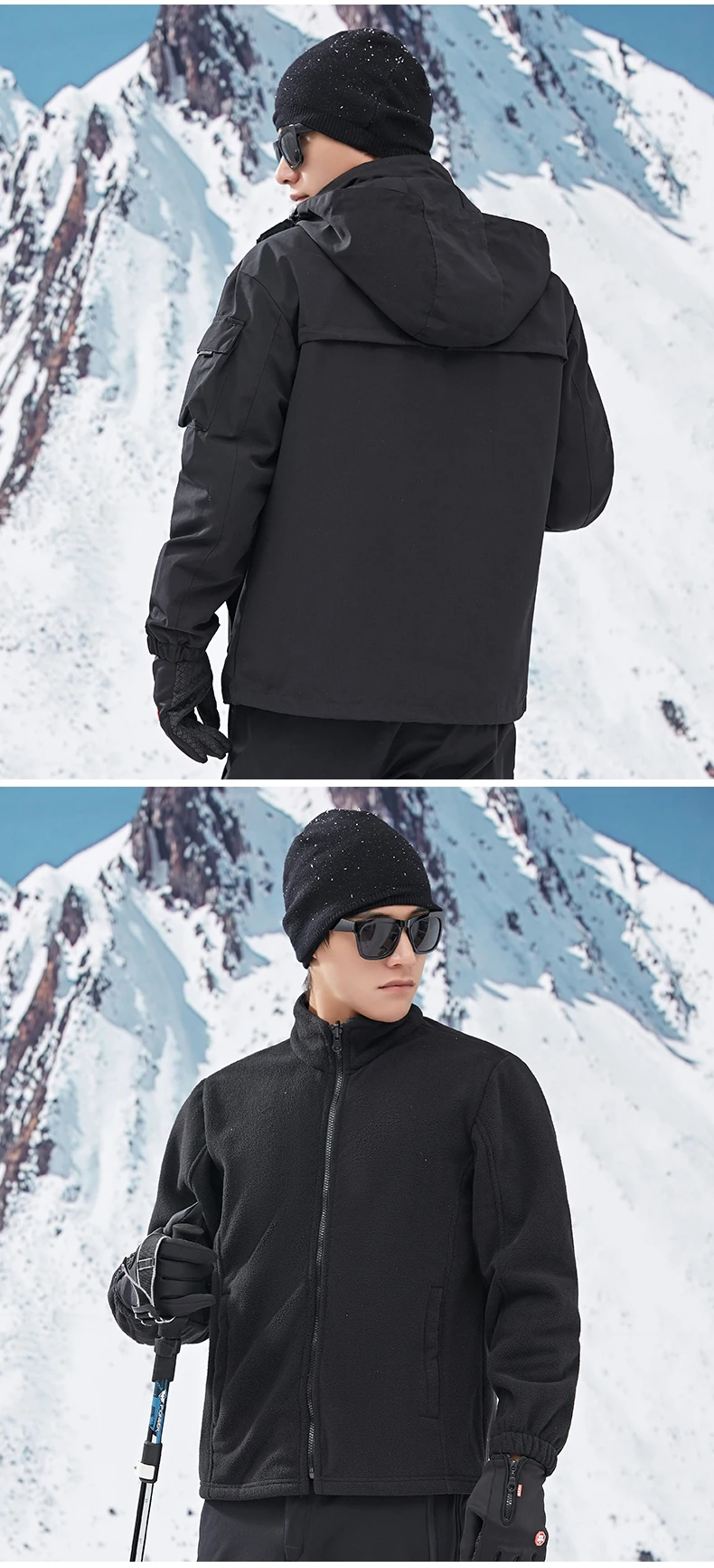 Inverno para Baixo Caminhadas à Prova Roupas para o Homem Mulheres Jaqueta Dwaterproof Água Tático Caça Chaqueta Calefactable Blusão Bd50hj 13 Jaq. caminhada