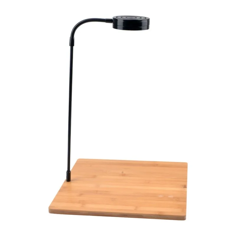 $38.9 Popular in China Aquarium Mini Plant Light Super bright LED  Grow Lighting Bamboo Base 6000K 7W