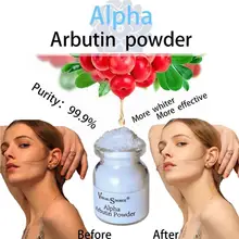 

Arbutin Powder For Skin Whitening Chloasma Treatment Anti Aging Fading Dark Spots Skin Care Whitening Powder 3g