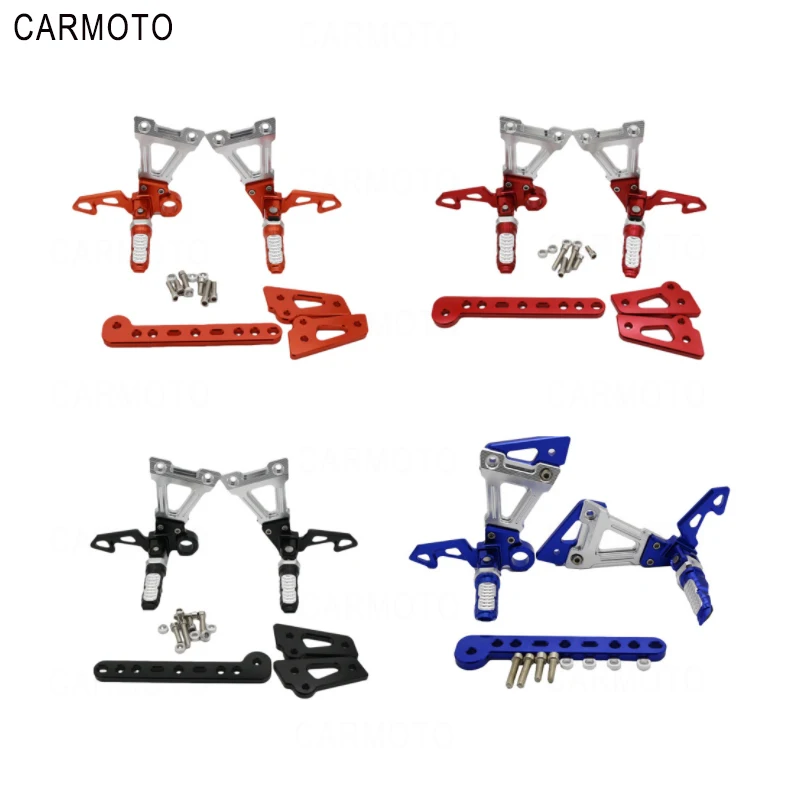 Полный CNC алюминиевый мотоцикл подножка для ног Rearset педали задние наборы задний Набор для YAMAHA YZFR12015-17 RC150LC15 задняя педаль asse