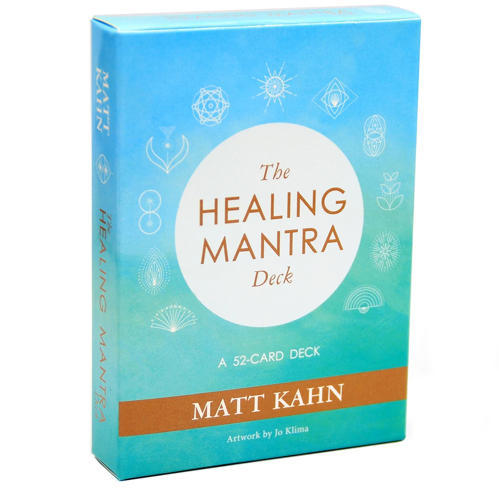 

The Healing Mantra Deck A 52-Card Deck Cards PDF Guidebook encoded mantras on worthiness abundance, love and more